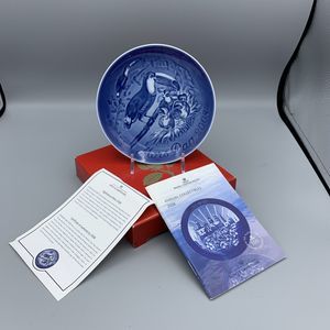 2008 Bing and Grondahl Mother's Day Plate Toucans with Chicks Finn Clausen Birds